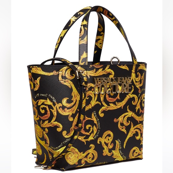 Versace Collection Bags Versace Status Signatureprint Tote Poshmark